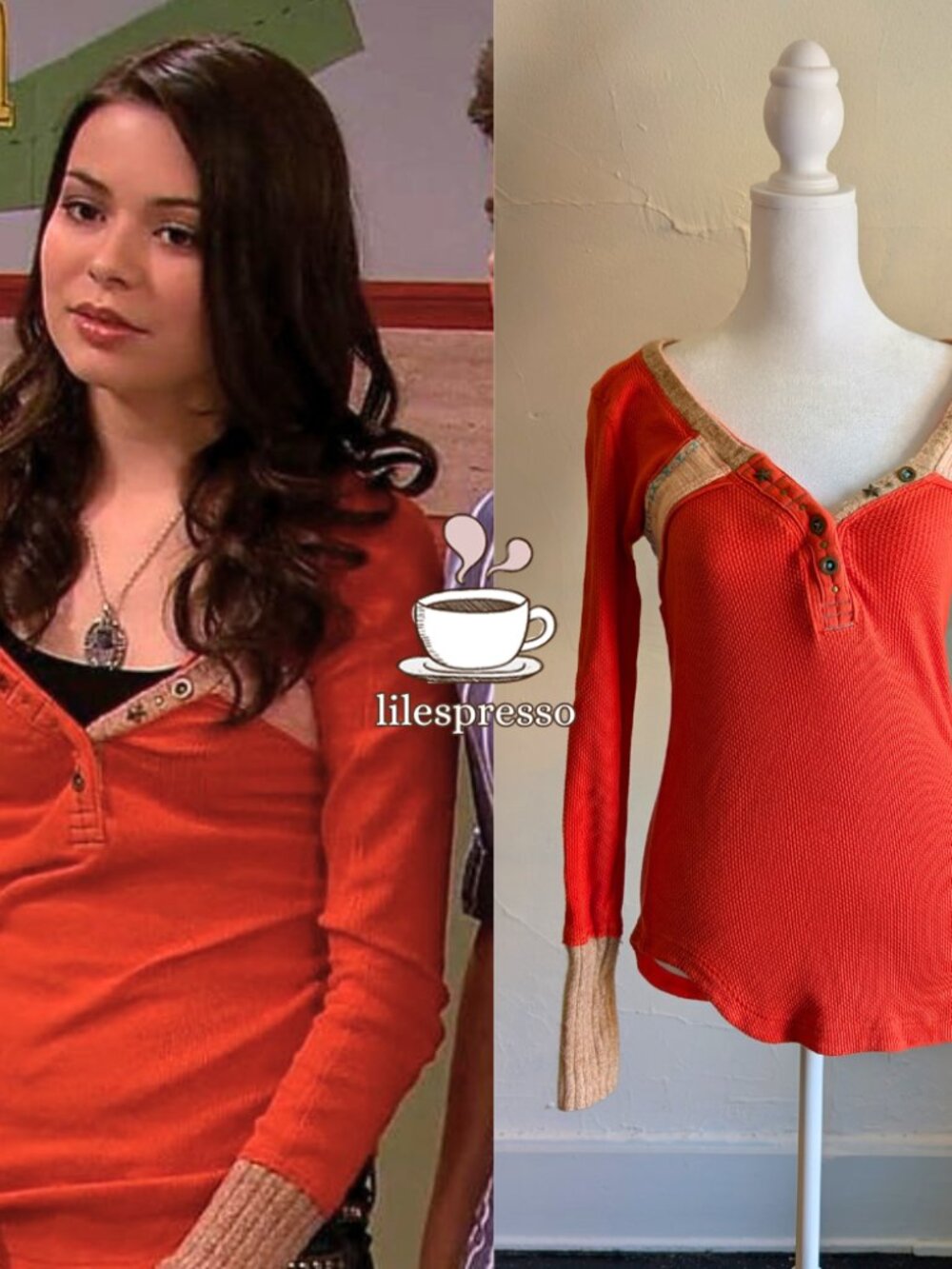 RARE free people nordic nuzzle wool thermal top ASO carly shay icarly (medium)